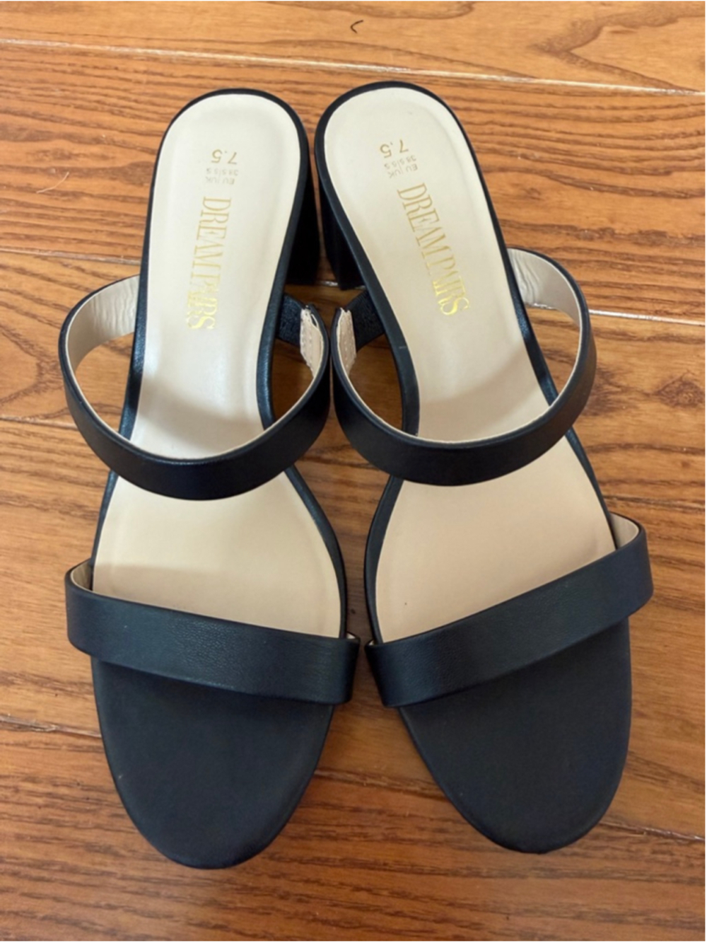 Women’s Black Sandals Dress Shoes Dream Pairs Size 7.5 EUC
